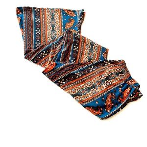 Rainbow Bell Flare Pants